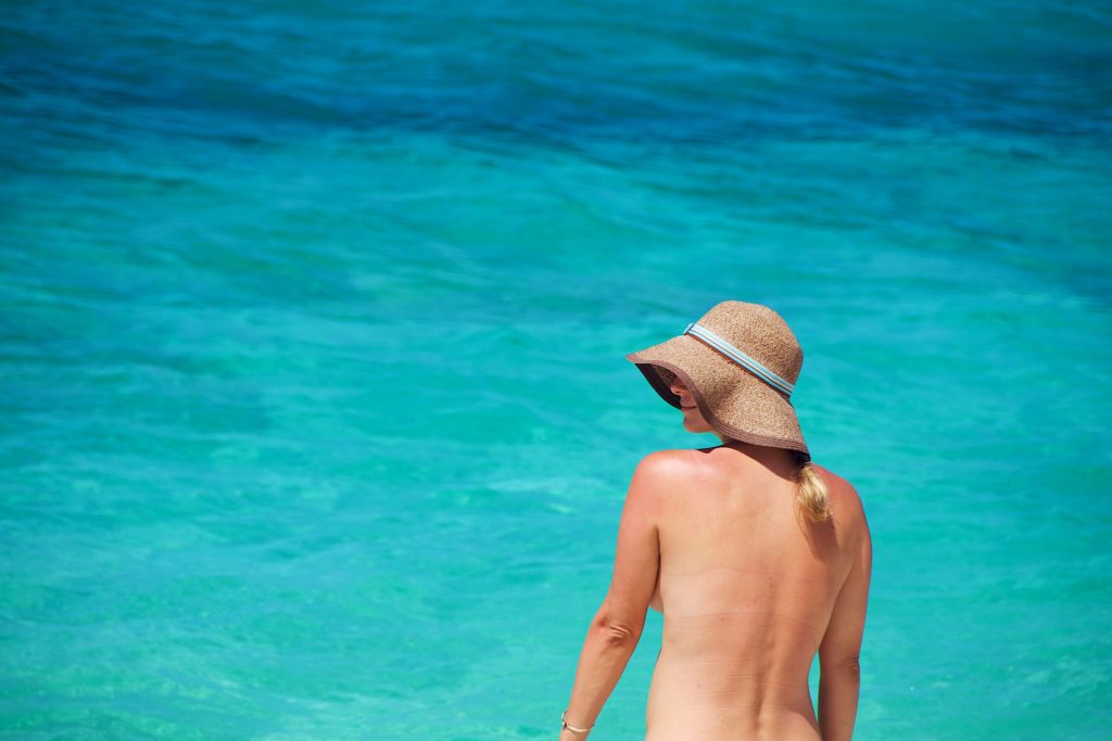 Nude beach Go Away Nude site header